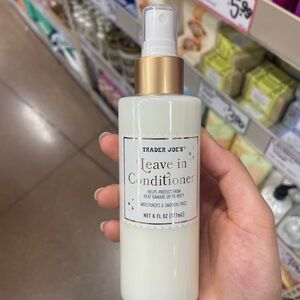 Trader Joe's Leave in Conditioner with argan oil vitamin e and pea protein NEW